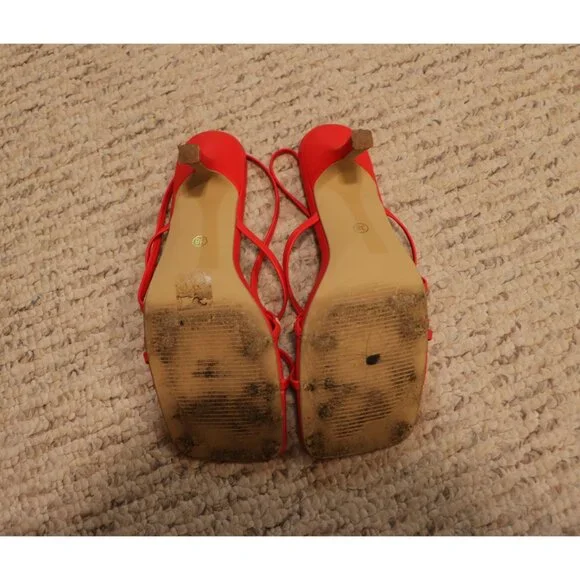Red Toe Heels - Picture 4 of 5
